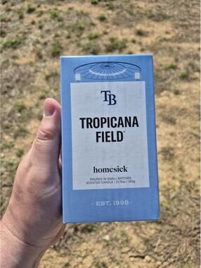 Homesick 13.75 oz. Tropicana Field Candle MLB Collectible Rare New Scented Rays
